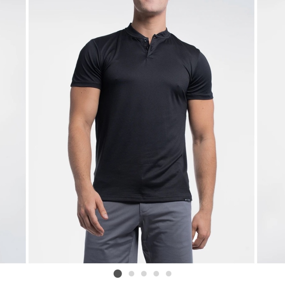 Black stealth polo